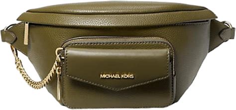 michael michael kors pebble leather oversized fanny pack|Maisie Large Pebbled Leather 2.